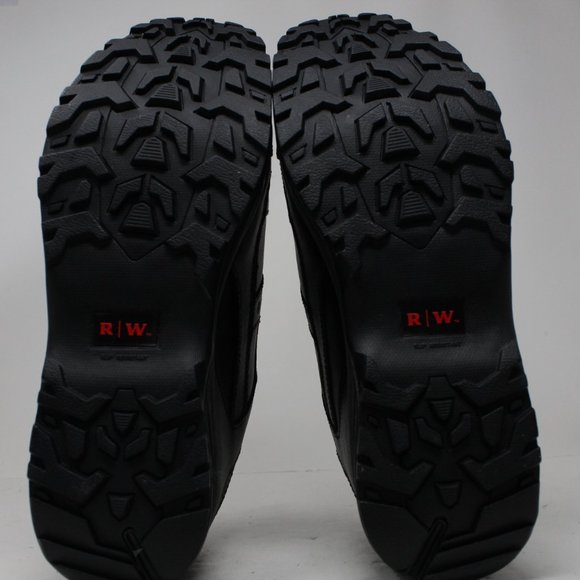 Red Wing Shoes NWOT Men's 12 e2 Black Oxford Aluminum Toe 6337 Lace Up Safety - Picture 14 of 15